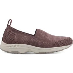 Traveltime Family|Sneakers>Easy Spirit Tech Eco Slip On Sneakers Plum Knit