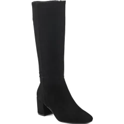 eFlex|eFlex>Easy Spirit Tony Heeled Boots Black Suede