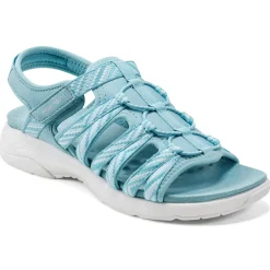 Traciee|Casual>Easy Spirit Torye Sandals Light Blue Multi