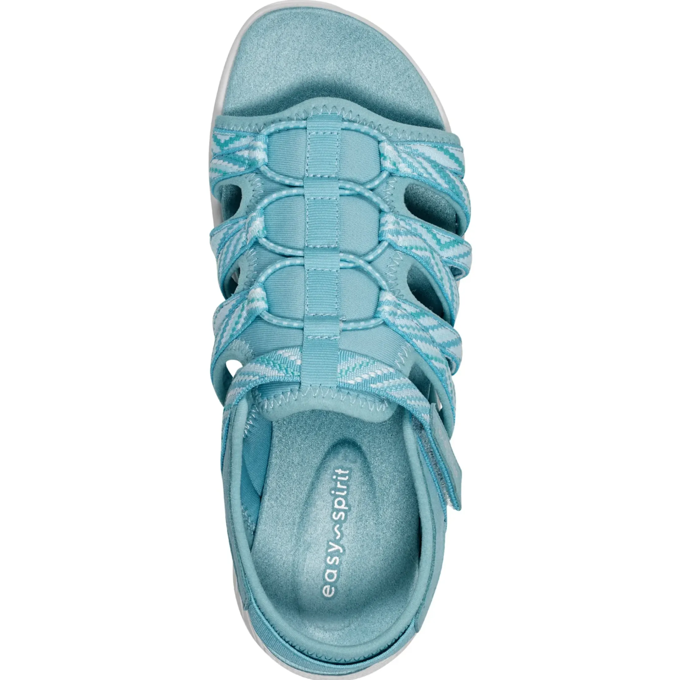 Traciee|Casual>Easy Spirit Torye Sandals Light Blue Multi
