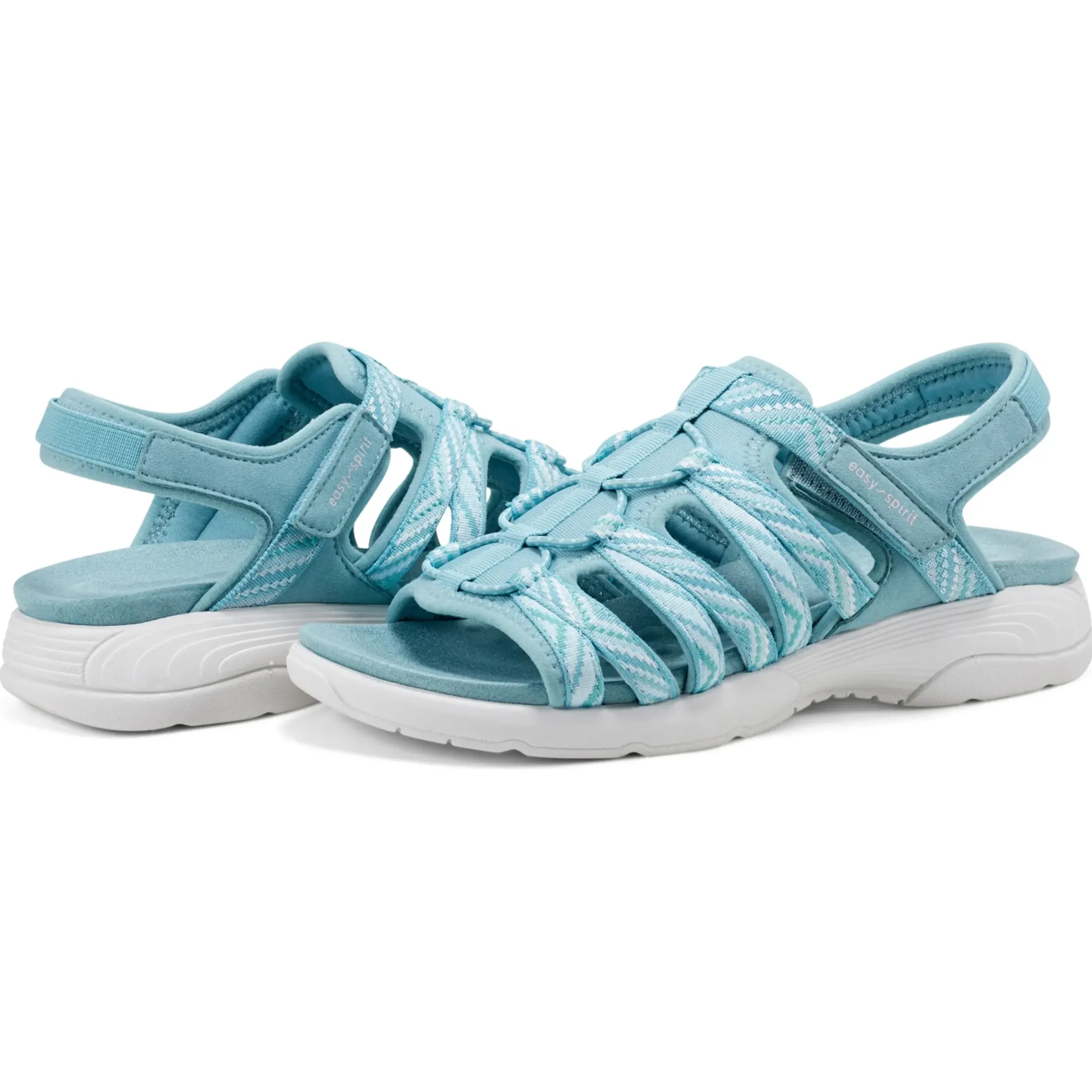 Traciee|Casual>Easy Spirit Torye Sandals Light Blue Multi