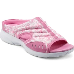 Traciee|Casual>Easy Spirit Traciee Slip On Sandals Pink/White Floral