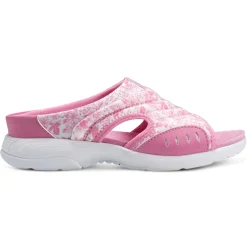 Traciee|Casual>Easy Spirit Traciee Slip On Sandals Pink/White Floral