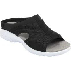 Traciee|Casual>Easy Spirit Traciee Slip On Sandals Black Multi Fabric