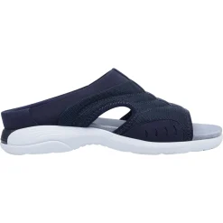 Traciee|Casual>Easy Spirit Traciee Slip On Sandals Blue Multi Fabric