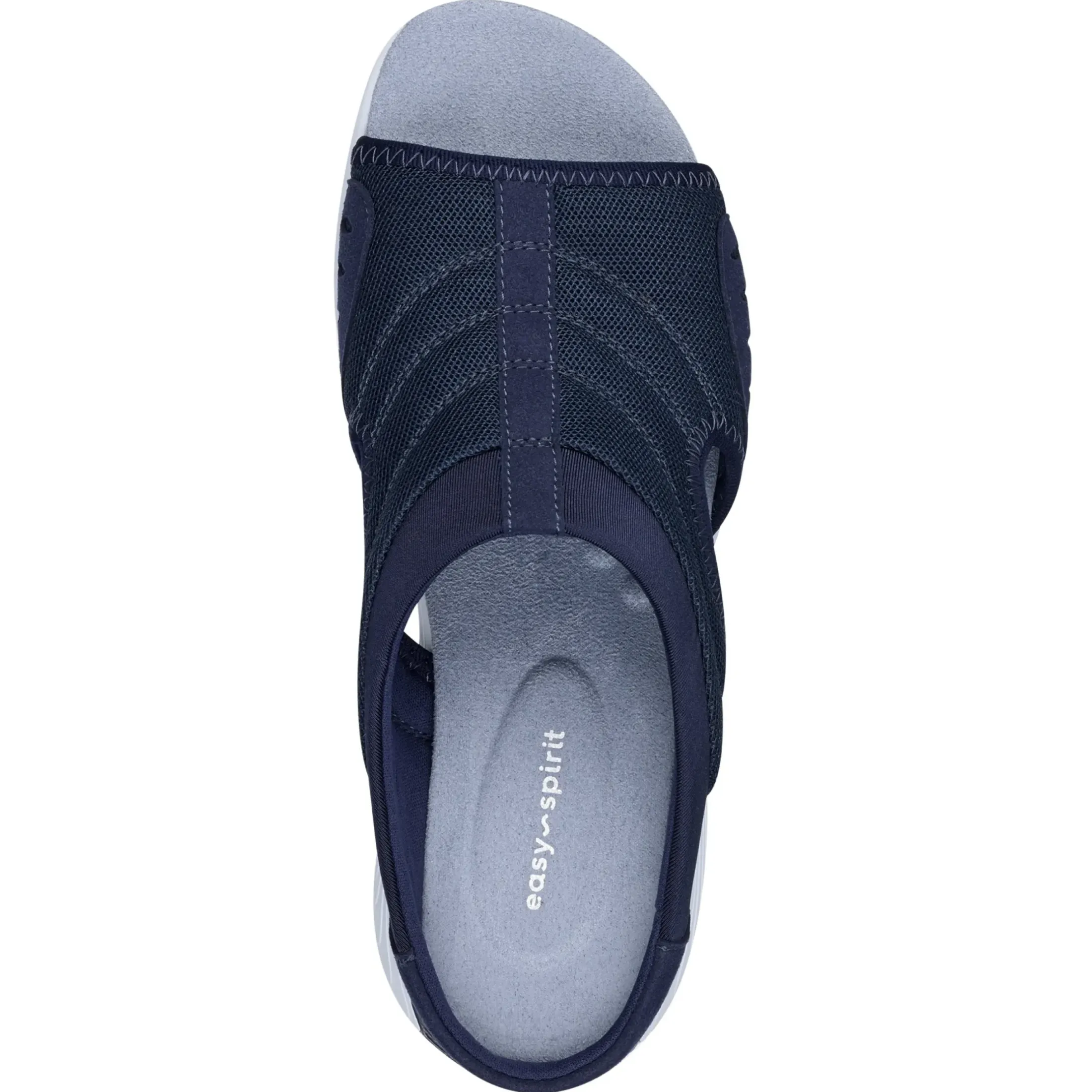 Traciee|Casual>Easy Spirit Traciee Slip On Sandals Blue Multi Fabric