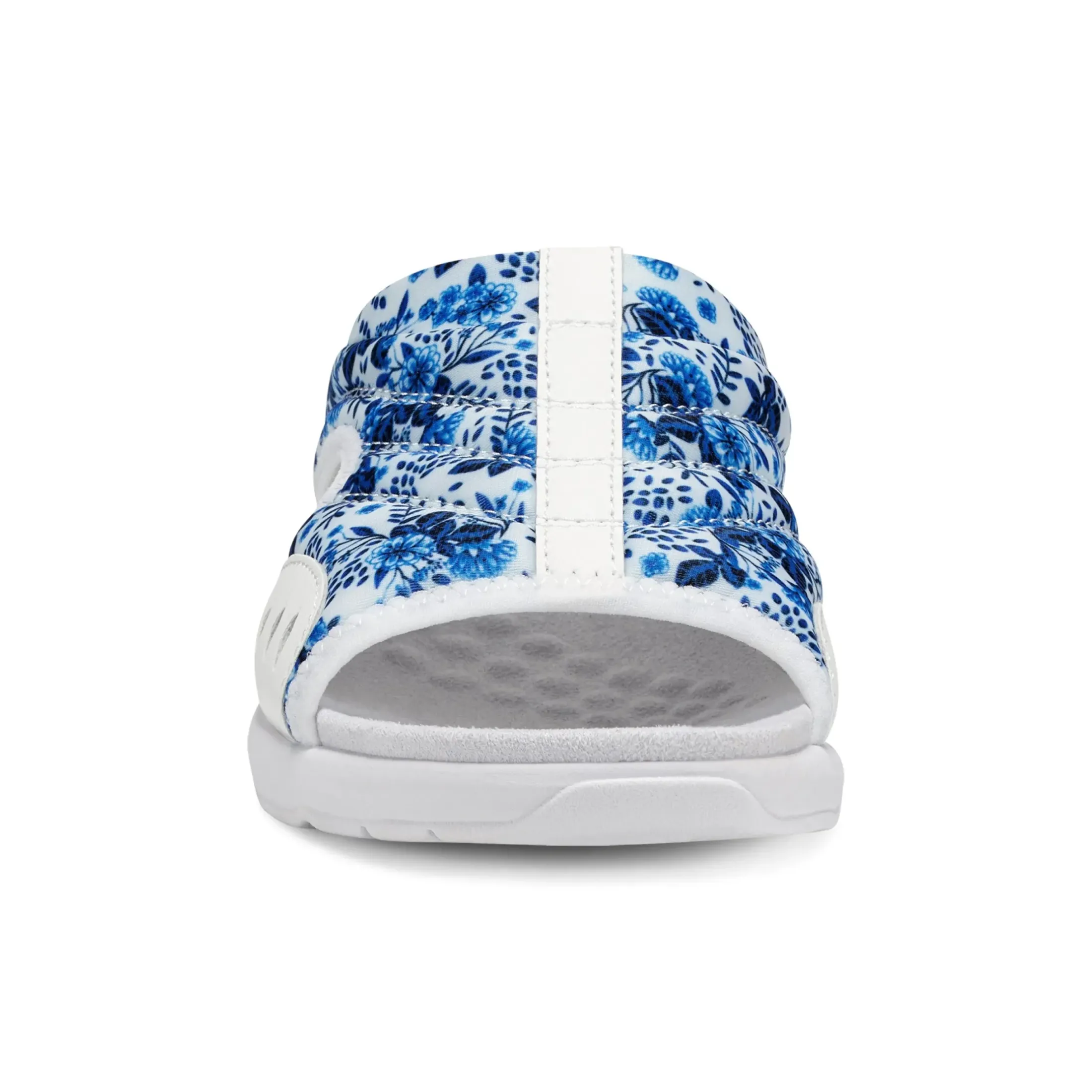Traciee|Casual>Easy Spirit Traciee Slip On Sandals White/Blue Floral