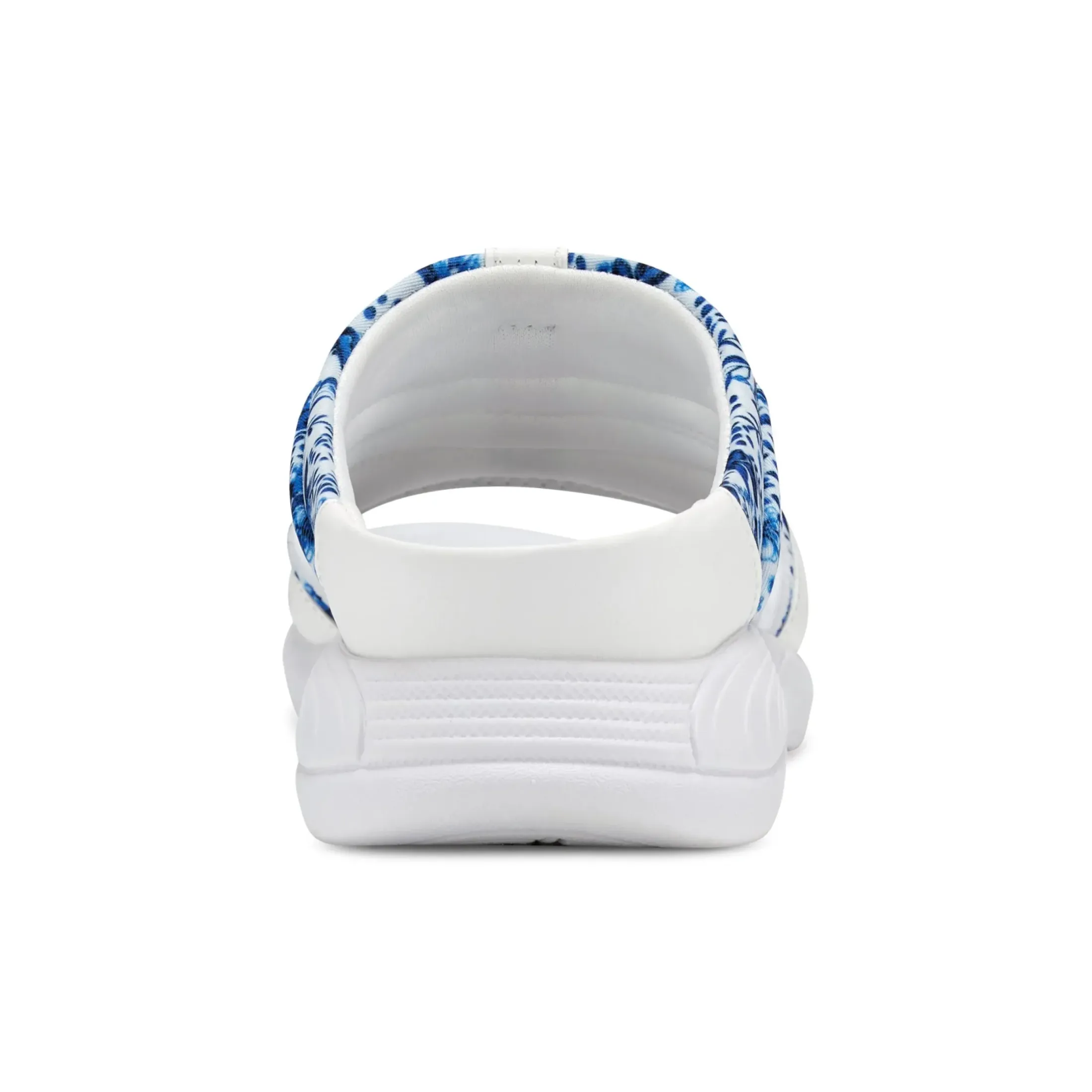 Traciee|Casual>Easy Spirit Traciee Slip On Sandals White/Blue Floral
