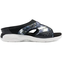 Traciee|Casual>Easy Spirit Traciee Slip On Sandals Black Multi Knit