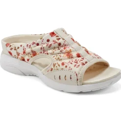 Traciee|Casual>Easy Spirit Traciee Slip On Sandals Natural Prairie Floral