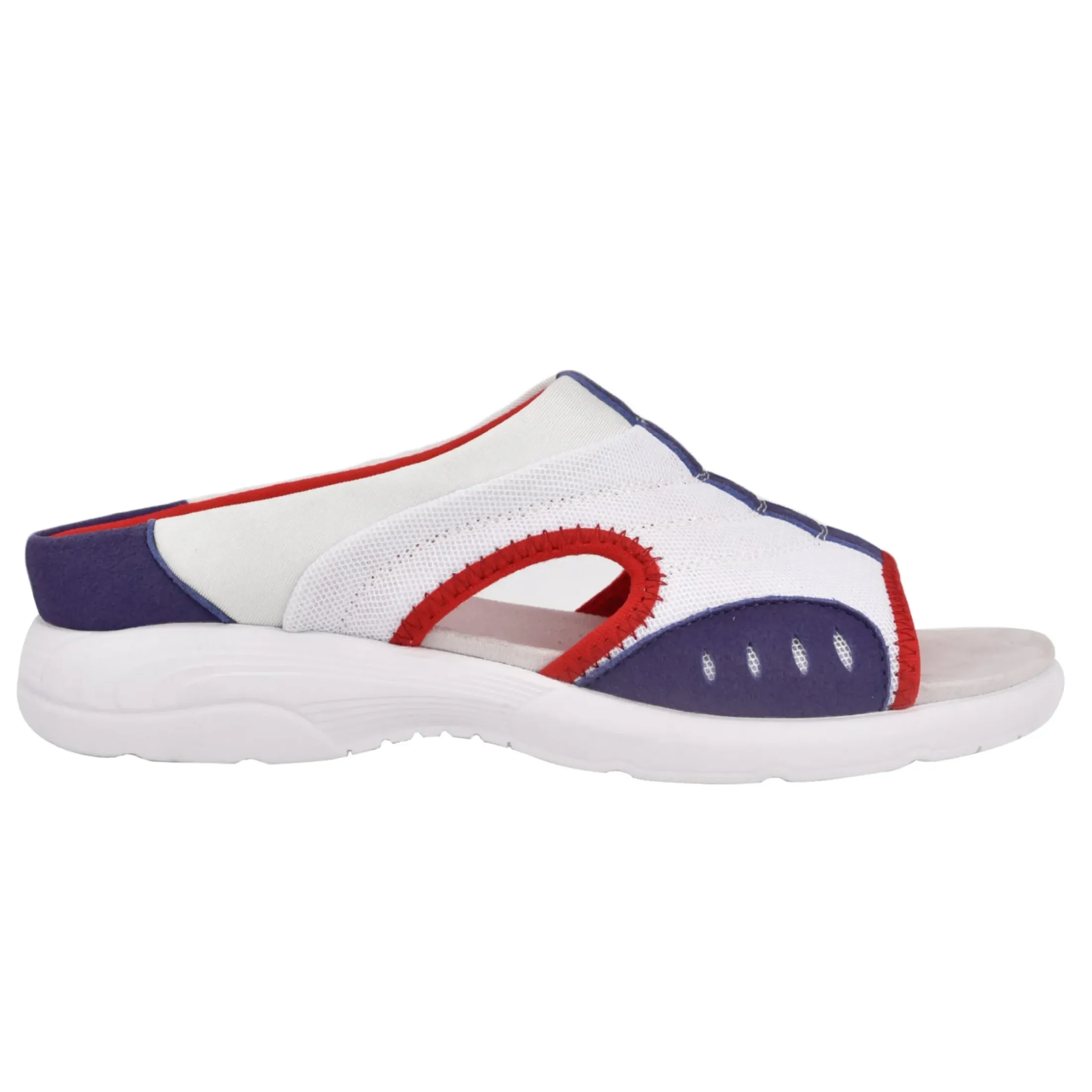 Traciee|Casual>Easy Spirit Traciee Slip On Sandals Red/White/Blue