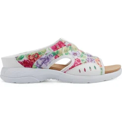 Traciee|Casual>Easy Spirit Traciee Slip On Sandals White Floral