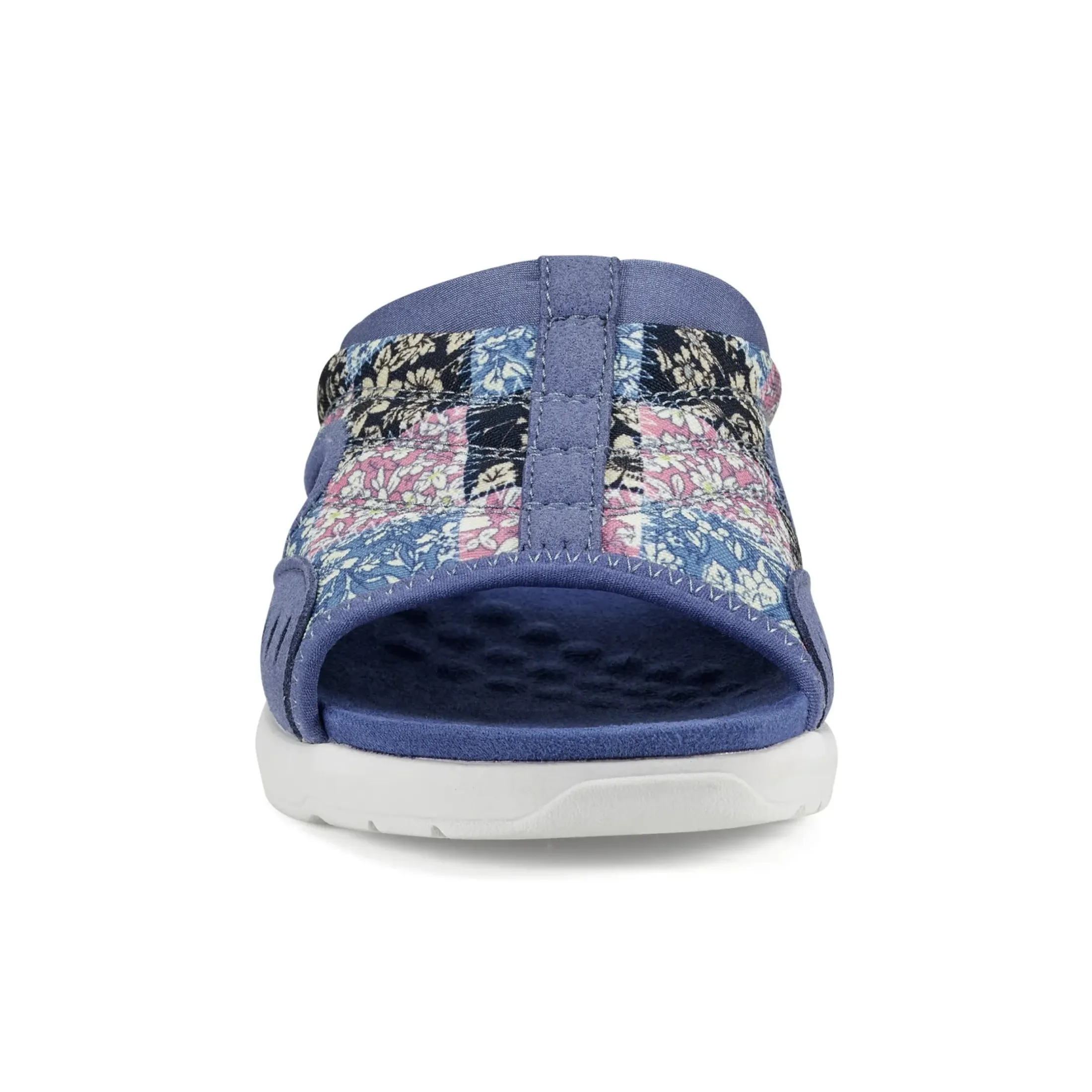 Traciee|Casual>Easy Spirit Traciee Slip On Sandals Blue/Pink Floral