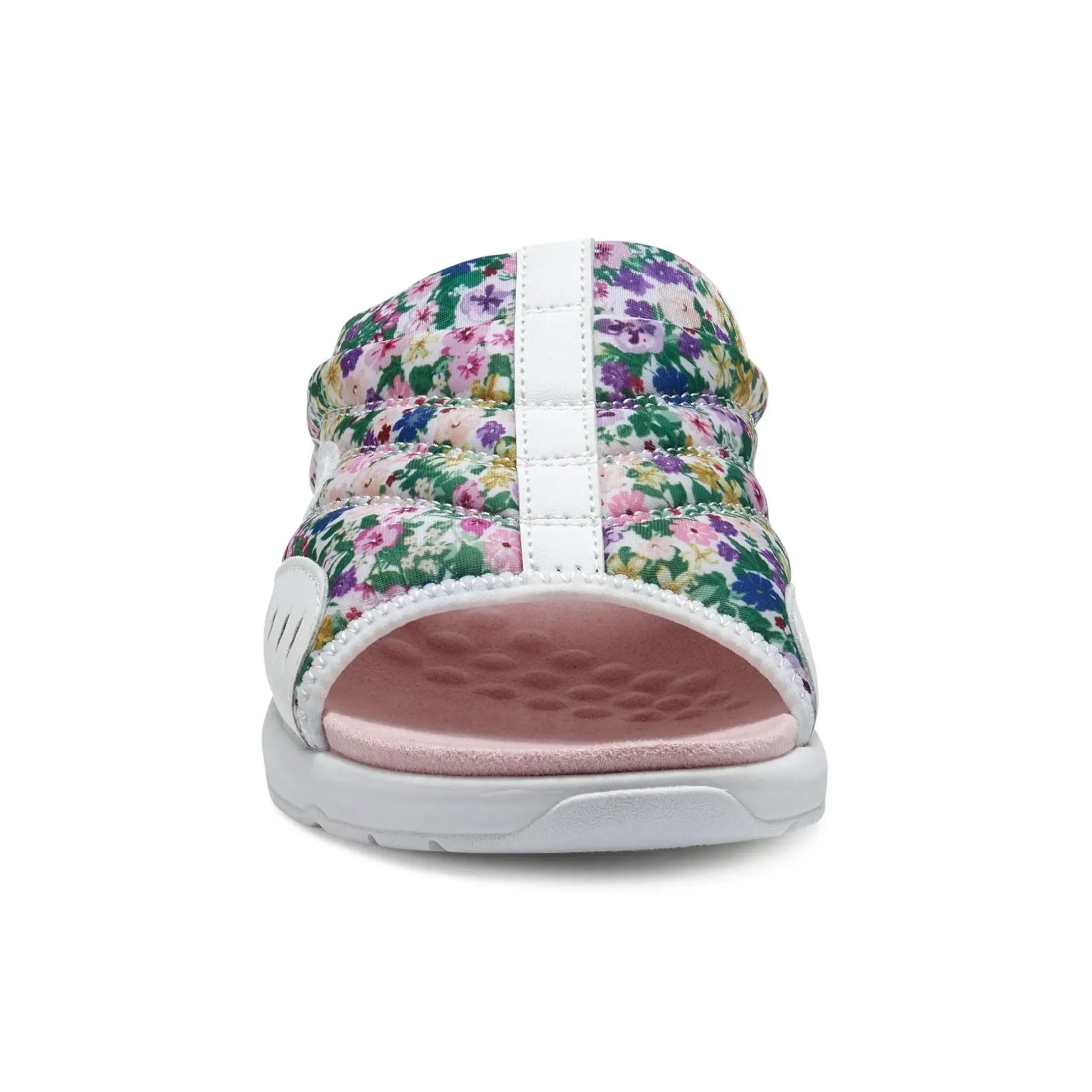 Traciee|Casual>Easy Spirit Traciee Slip On Sandals White Floral Print