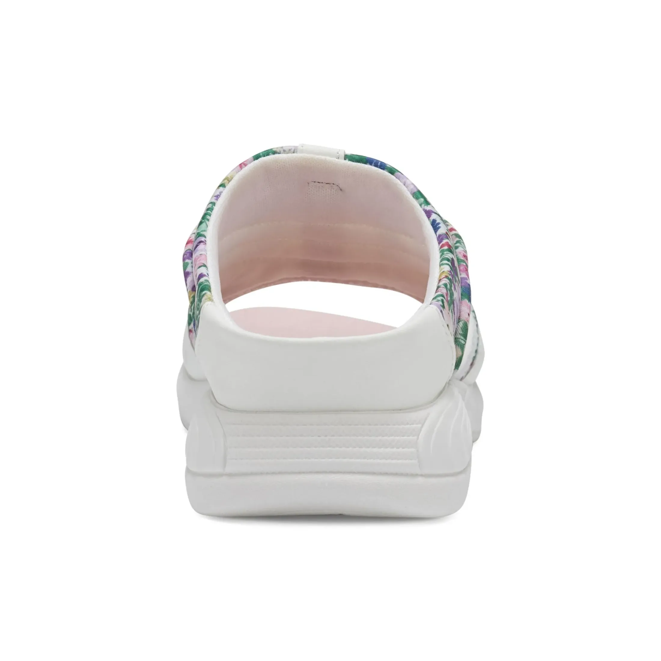 Traciee|Casual>Easy Spirit Traciee Slip On Sandals White Floral Print