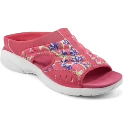 Traciee|Casual>Easy Spirit Traciee Slip On Sandals Red Floral Print