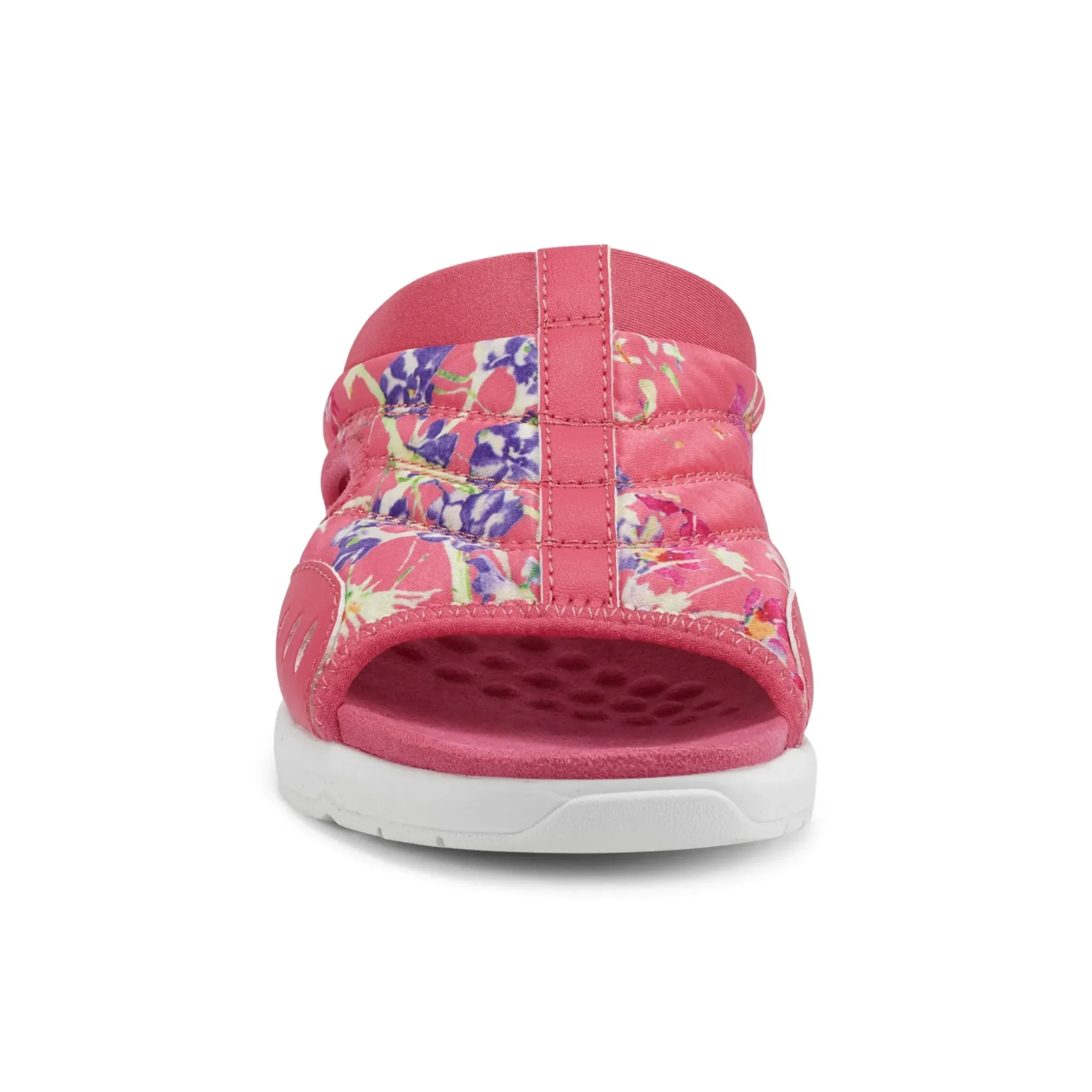 Traciee|Casual>Easy Spirit Traciee Slip On Sandals Red Floral Print