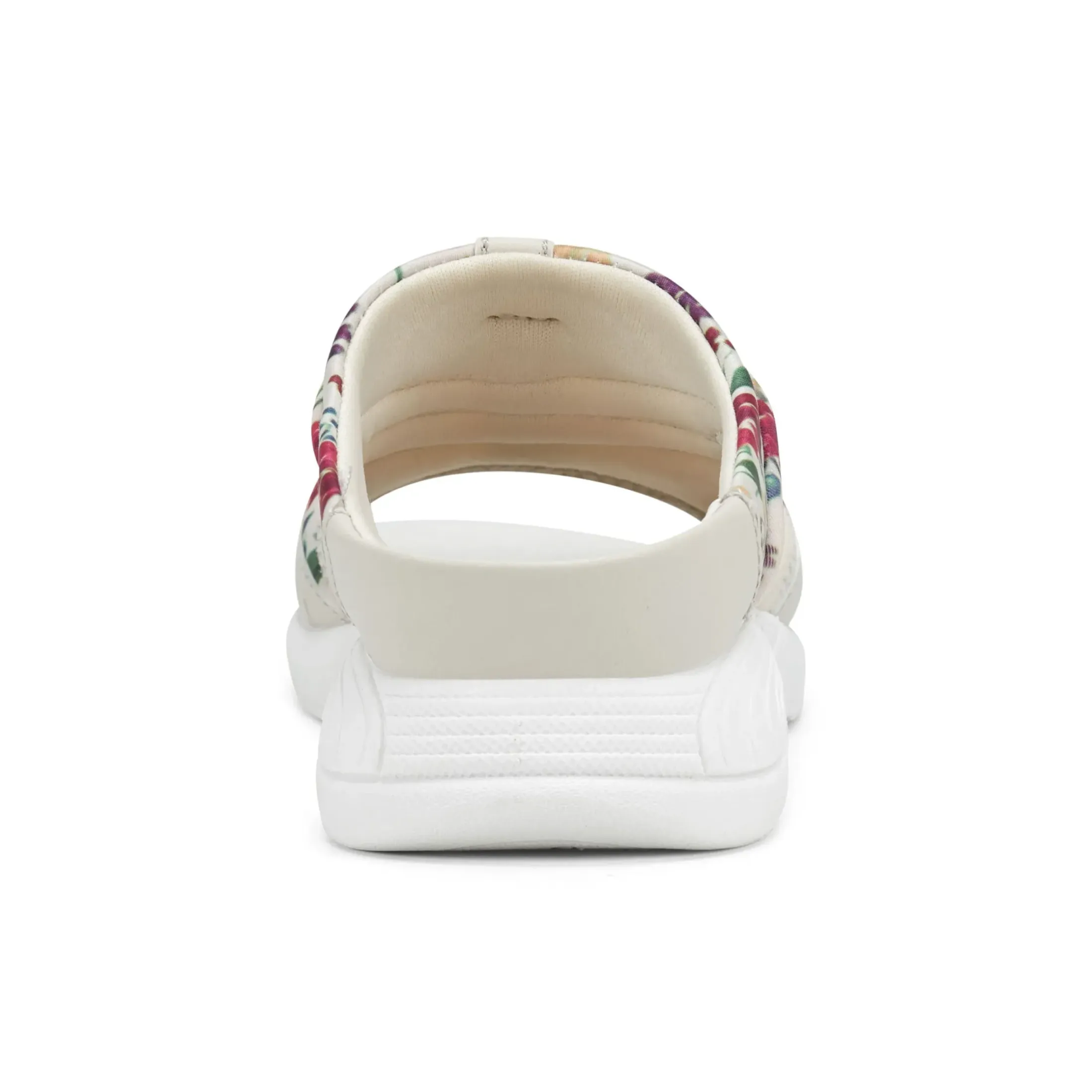 Traciee|Casual>Easy Spirit Traciee Slip On Sandals Ivory Floral Print