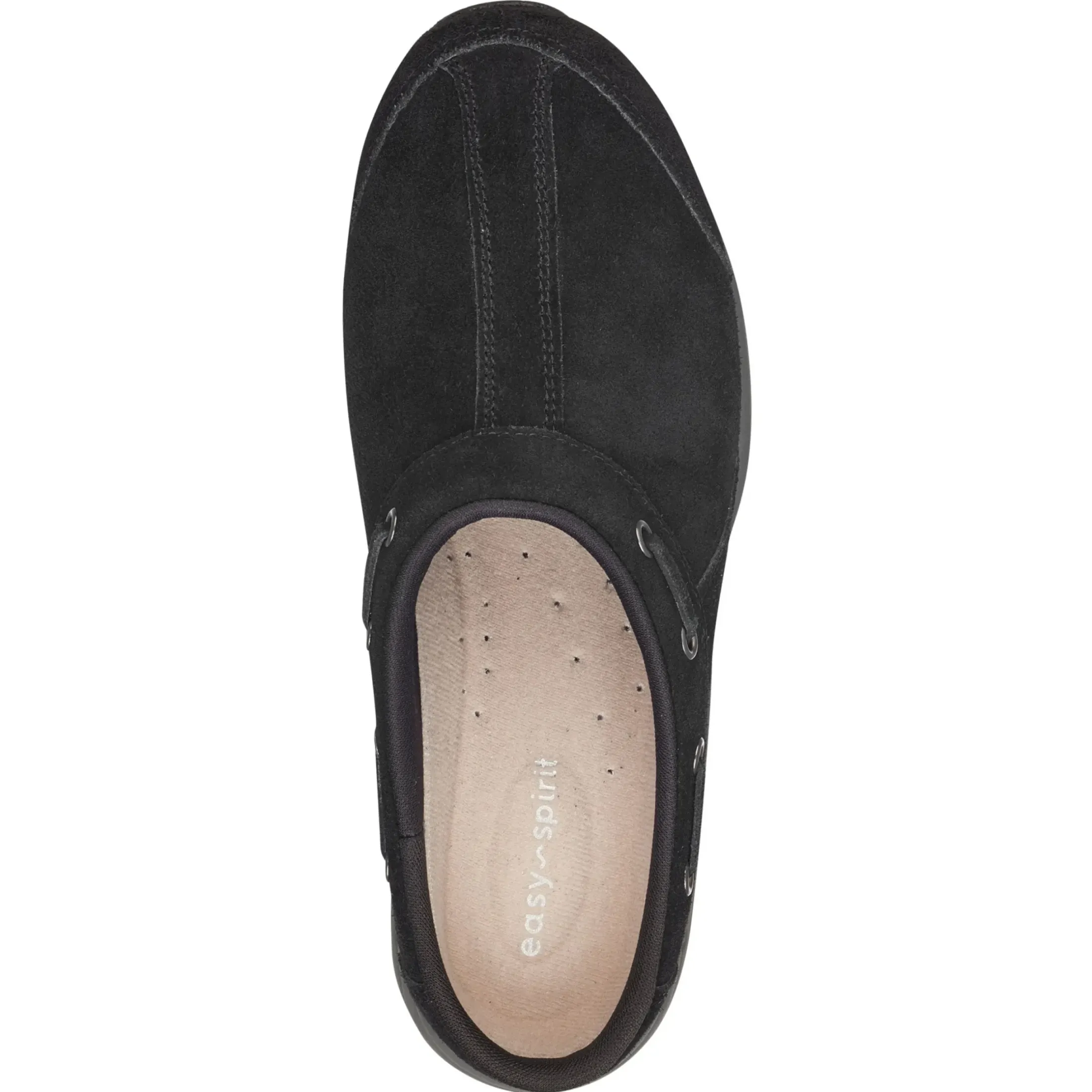 Traveltime Family|Traveltime Clogs>Easy Spirit Travelport Clogs Black Suede