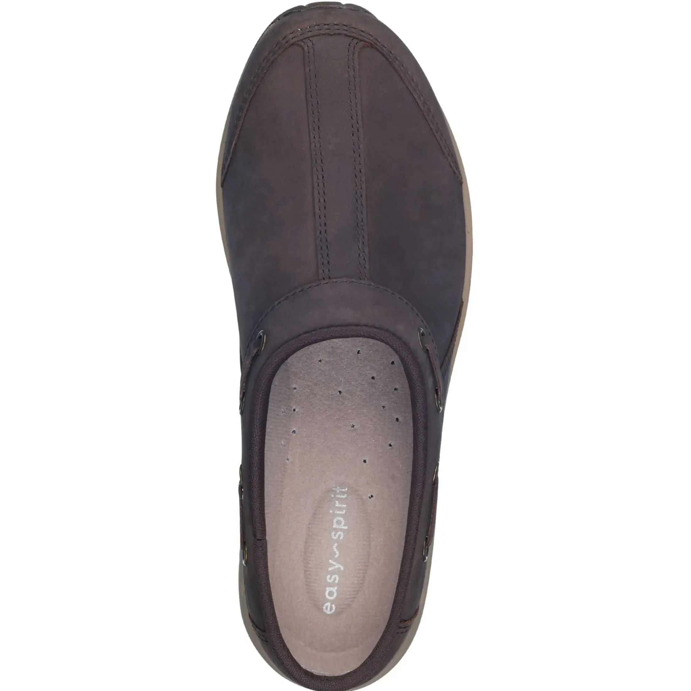 Traveltime Family|Traveltime Clogs>Easy Spirit Travelport Clogs Chocolate Torte