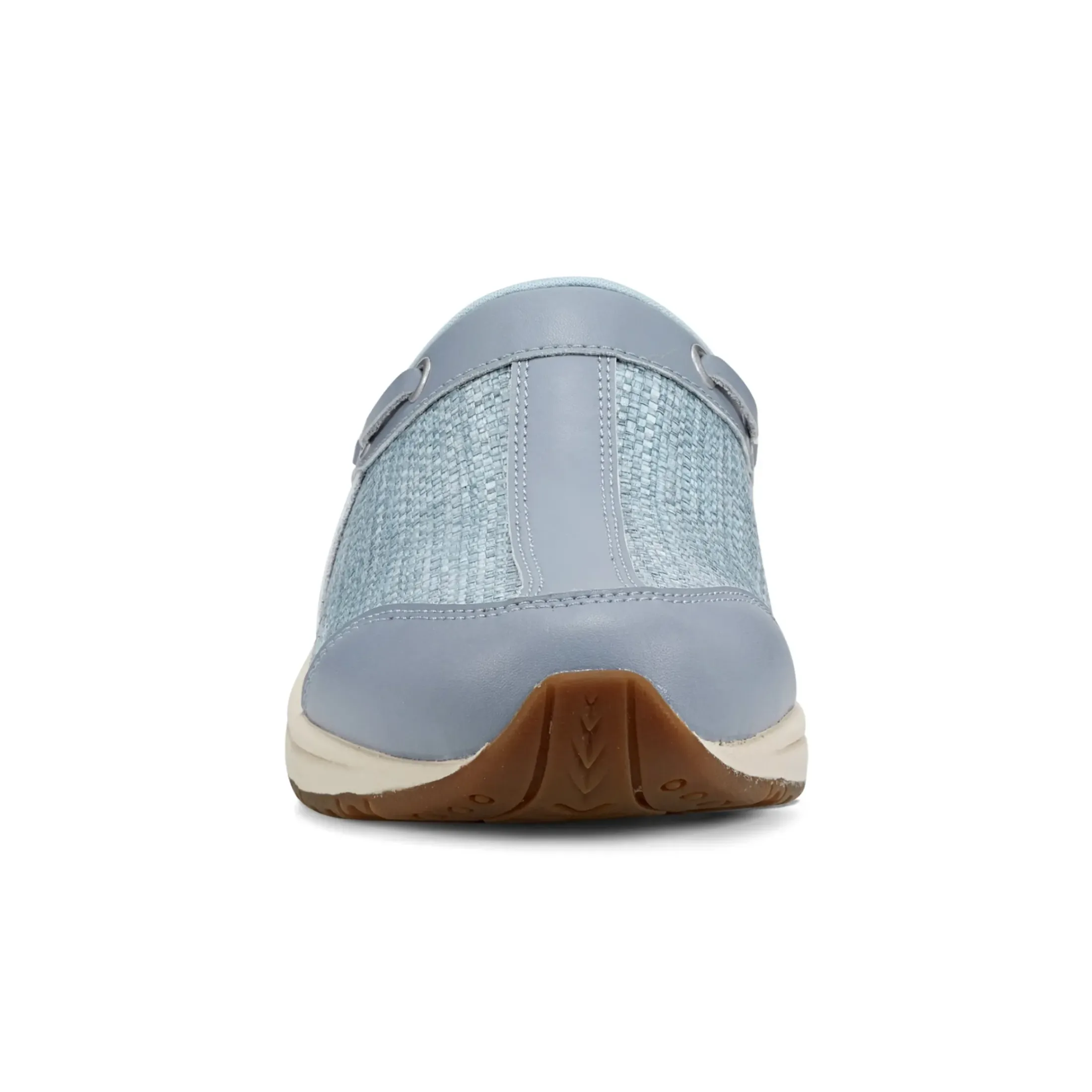 Traveltime Family|Traveltime Clogs>Easy Spirit Travelport Clogs Light Blue Raffia