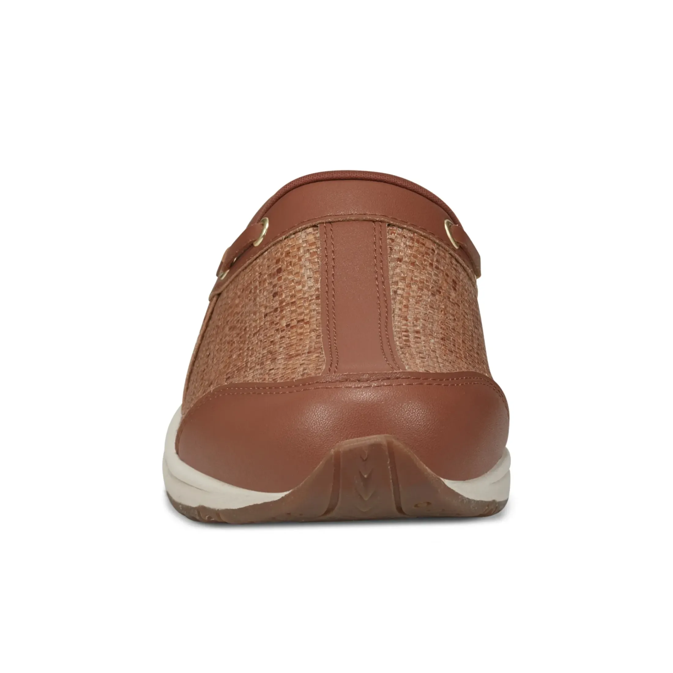 Traveltime Family|Traveltime Clogs>Easy Spirit Travelport Clogs Brown Raffia