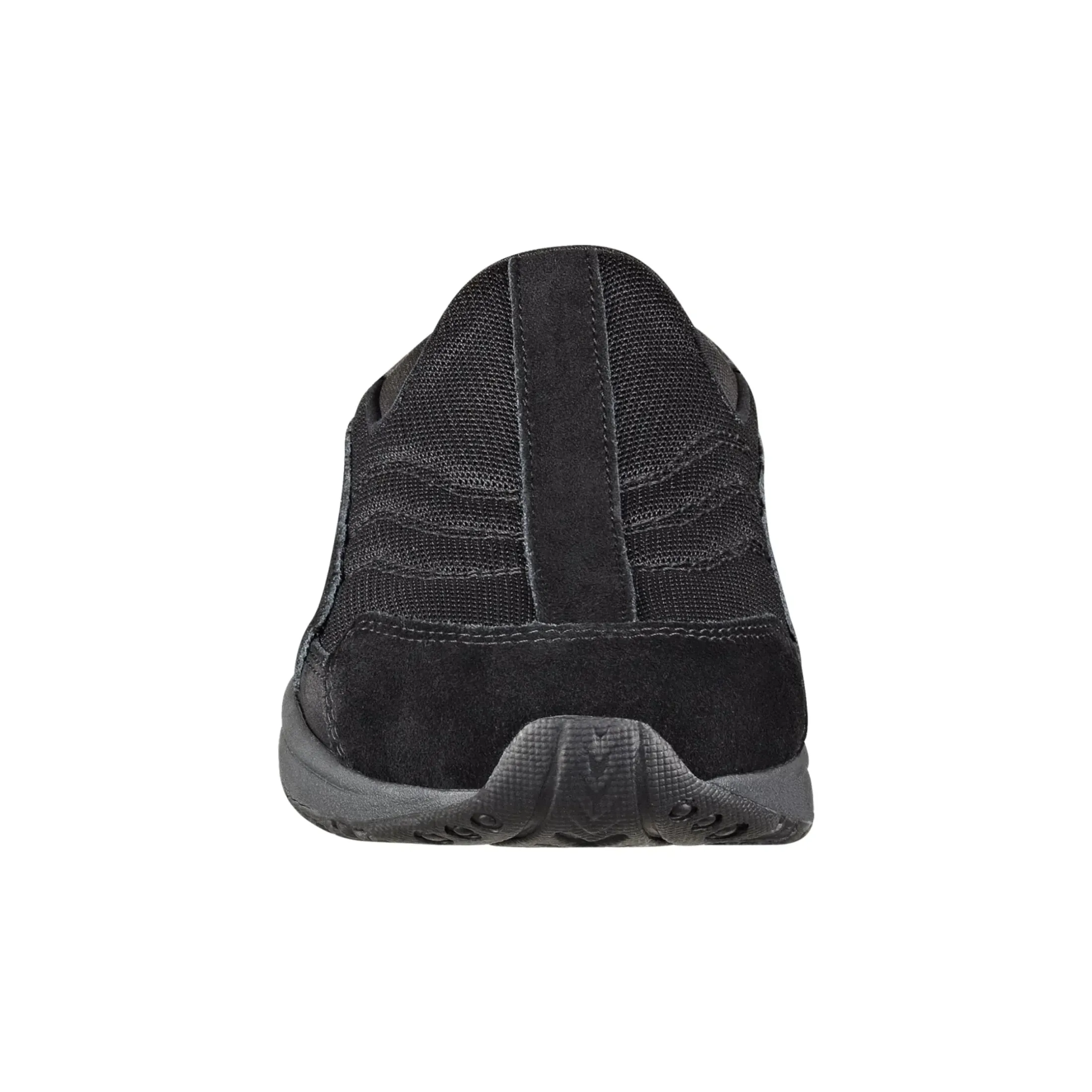 Traveltime Family|Traveltime Clogs>Easy Spirit Traveltime Classic Clogs Black/Dark Grey Suede