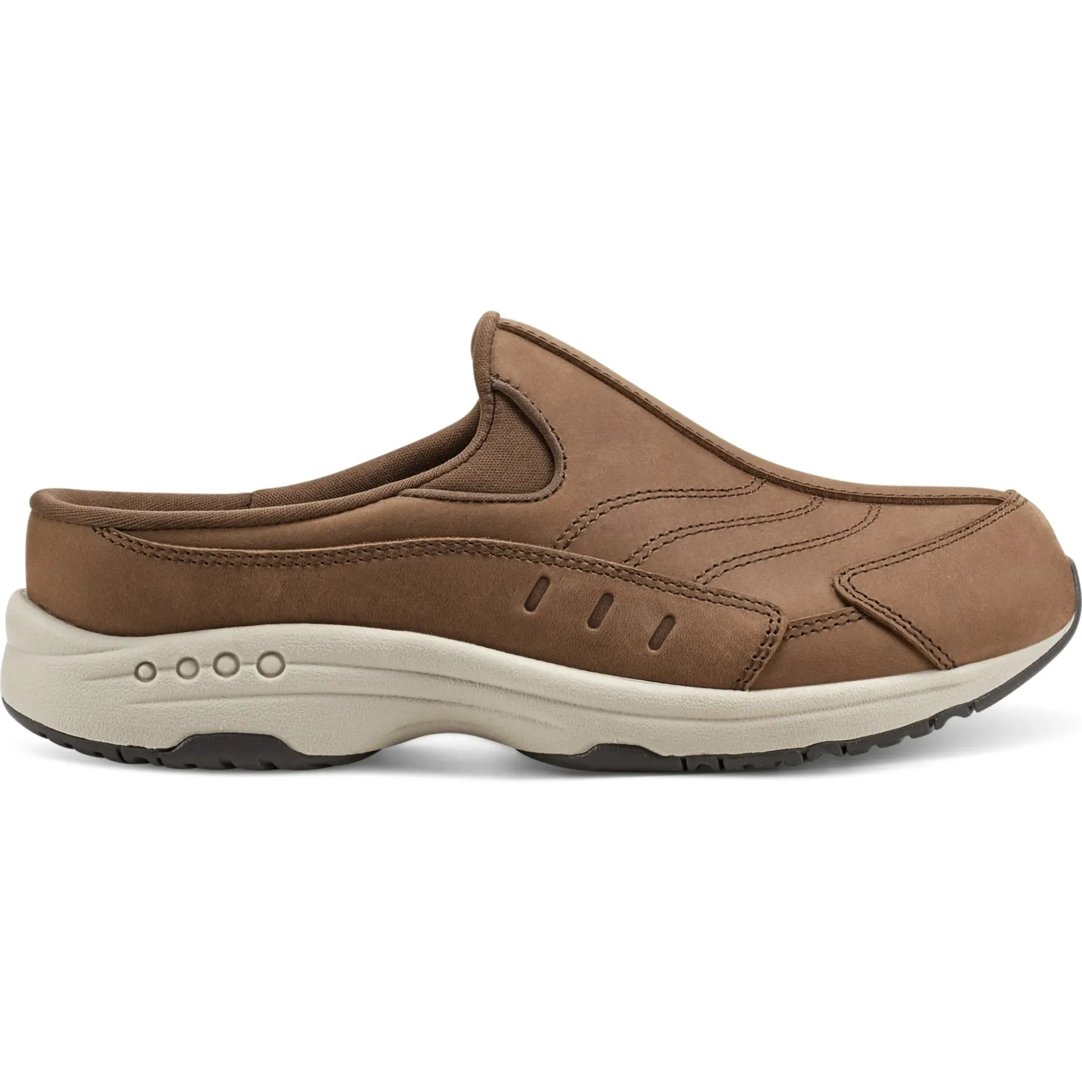 Traveltime Family|Traveltime Clogs>Easy Spirit Traveltime Clogs Medium Natural Leather