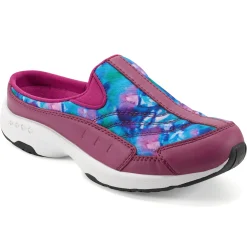 Traveltime Family|Traveltime Clogs>Easy Spirit Traveltime Clogs Fuchsia/Blue Tie Dye