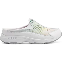 Traveltime Family|Traveltime Clogs>Easy Spirit Traveltime Clogs White/Rainbow
