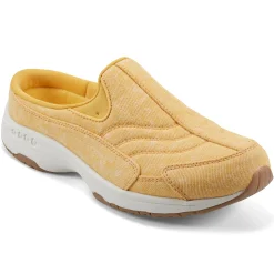 Traveltime Family|Traveltime Clogs>Easy Spirit Traveltime Clogs Yellow Denim
