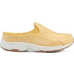 Traveltime Family|Traveltime Clogs>Easy Spirit Traveltime Clogs Yellow Denim