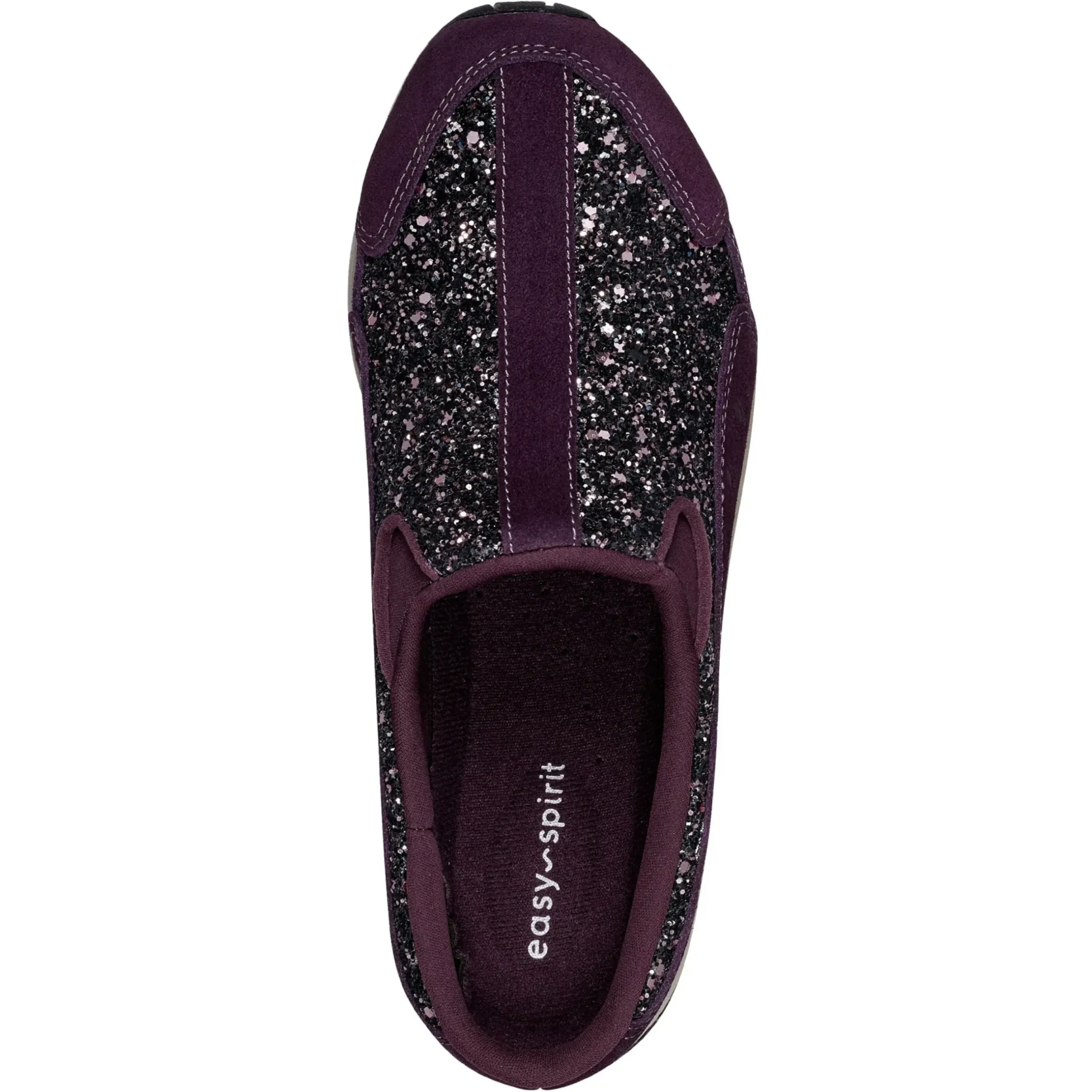 Traveltime Family|Traveltime Clogs>Easy Spirit Traveltime Clogs Red Wine Glitter