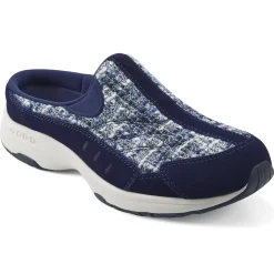 Traveltime Family|Traveltime Clogs>Easy Spirit Traveltime Clogs Blue Tweed Multi