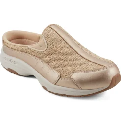 Traveltime Family|Traveltime Clogs>Easy Spirit Traveltime Clogs Gold Raffia