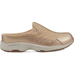 Traveltime Family|Traveltime Clogs>Easy Spirit Traveltime Clogs Gold Raffia