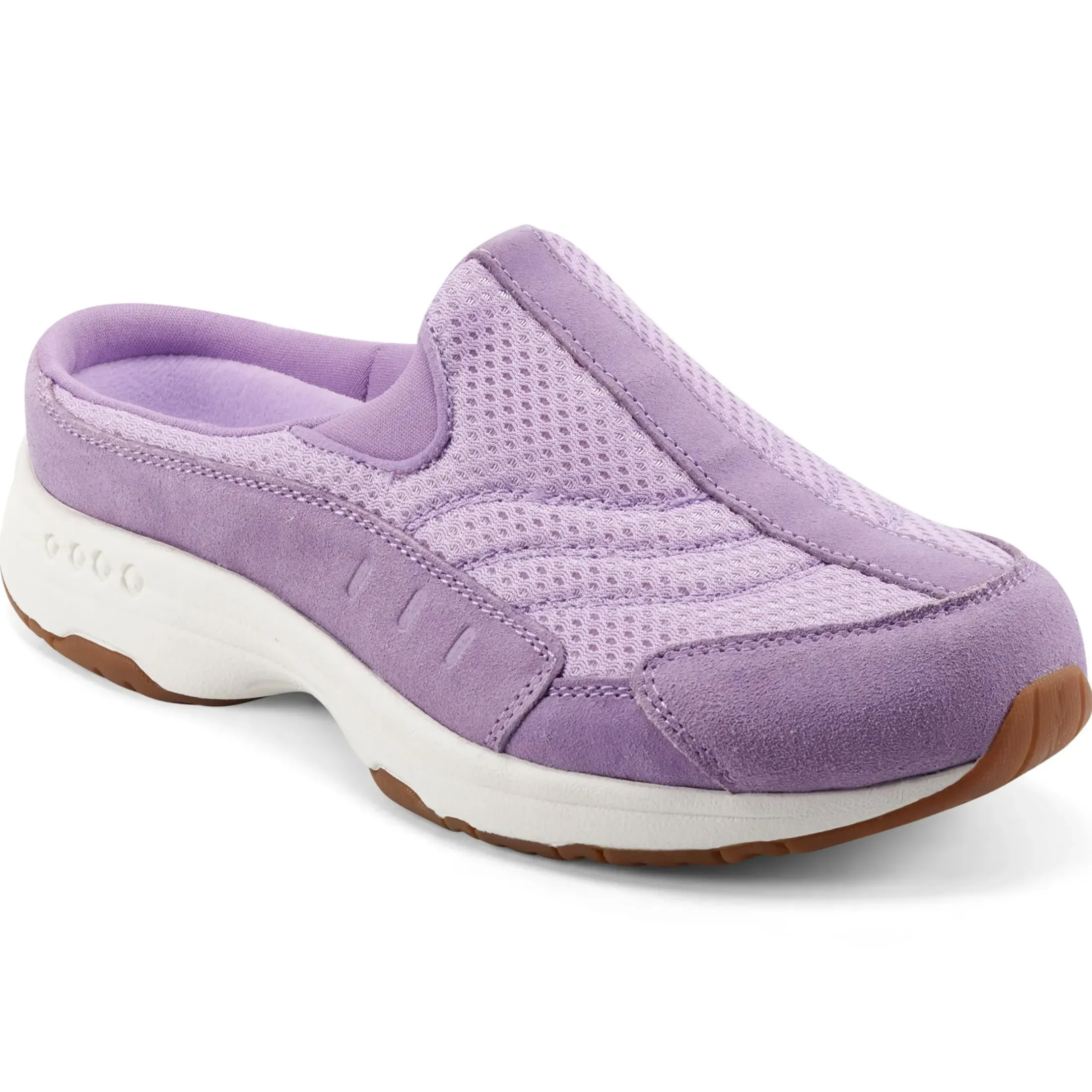 Traveltime Family|Traveltime Clogs>Easy Spirit Traveltime Clogs Lavender Mesh Multi