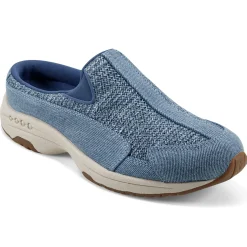 Traveltime Family|Traveltime Clogs>Easy Spirit Traveltime Clogs Denim Raffia