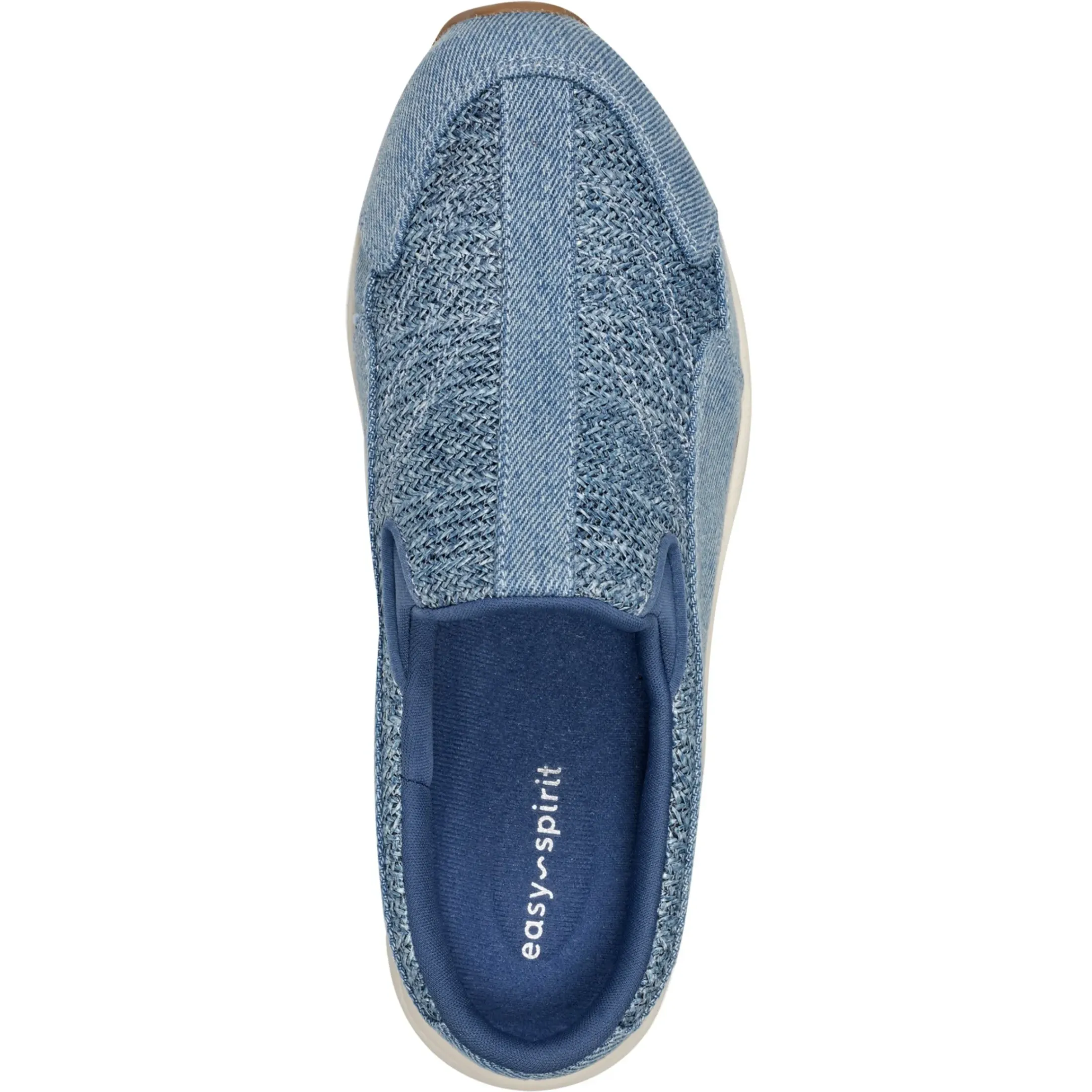 Traveltime Family|Traveltime Clogs>Easy Spirit Traveltime Clogs Denim Raffia