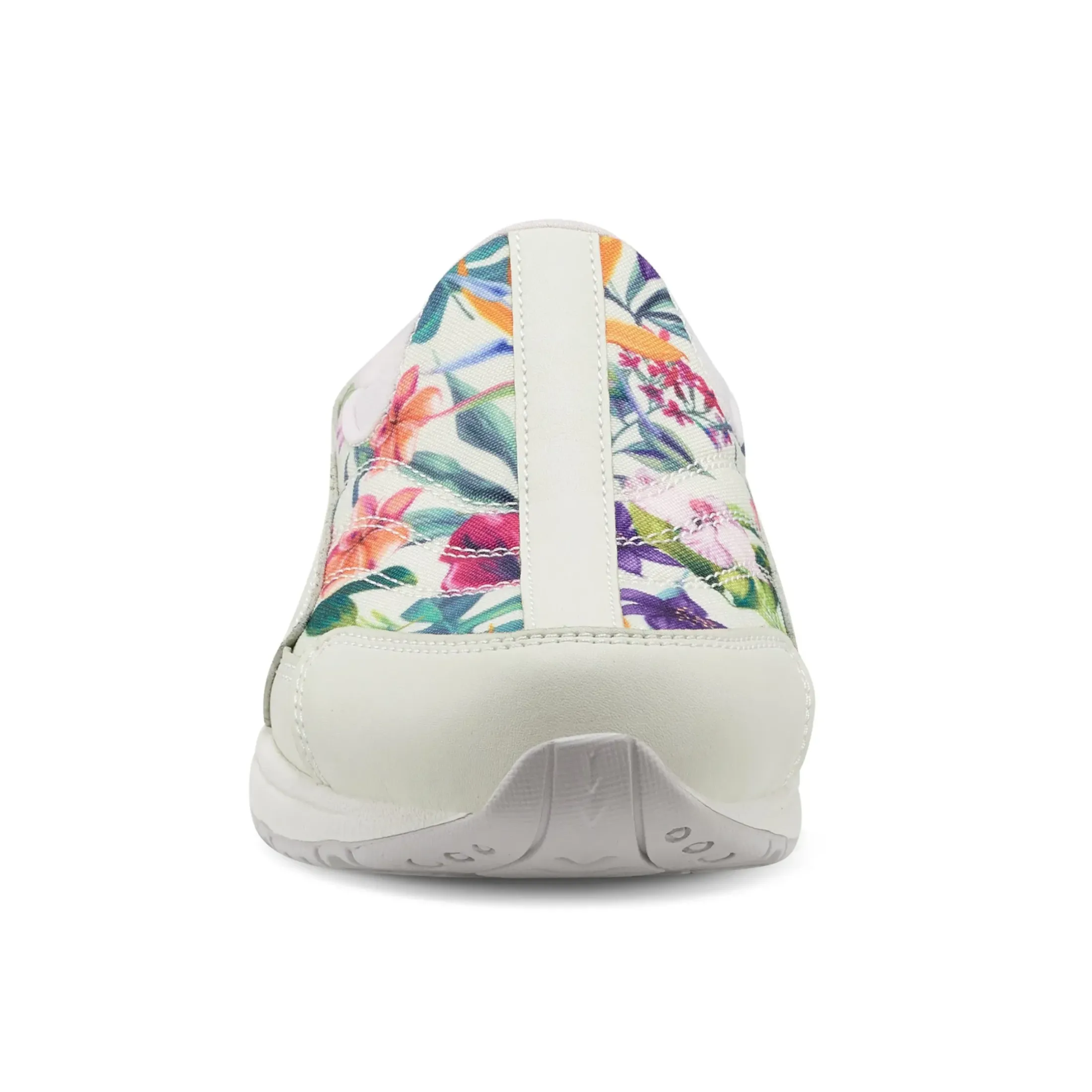 Traveltime Family|Traveltime Clogs>Easy Spirit Traveltime Clogs Ivory Palm Print