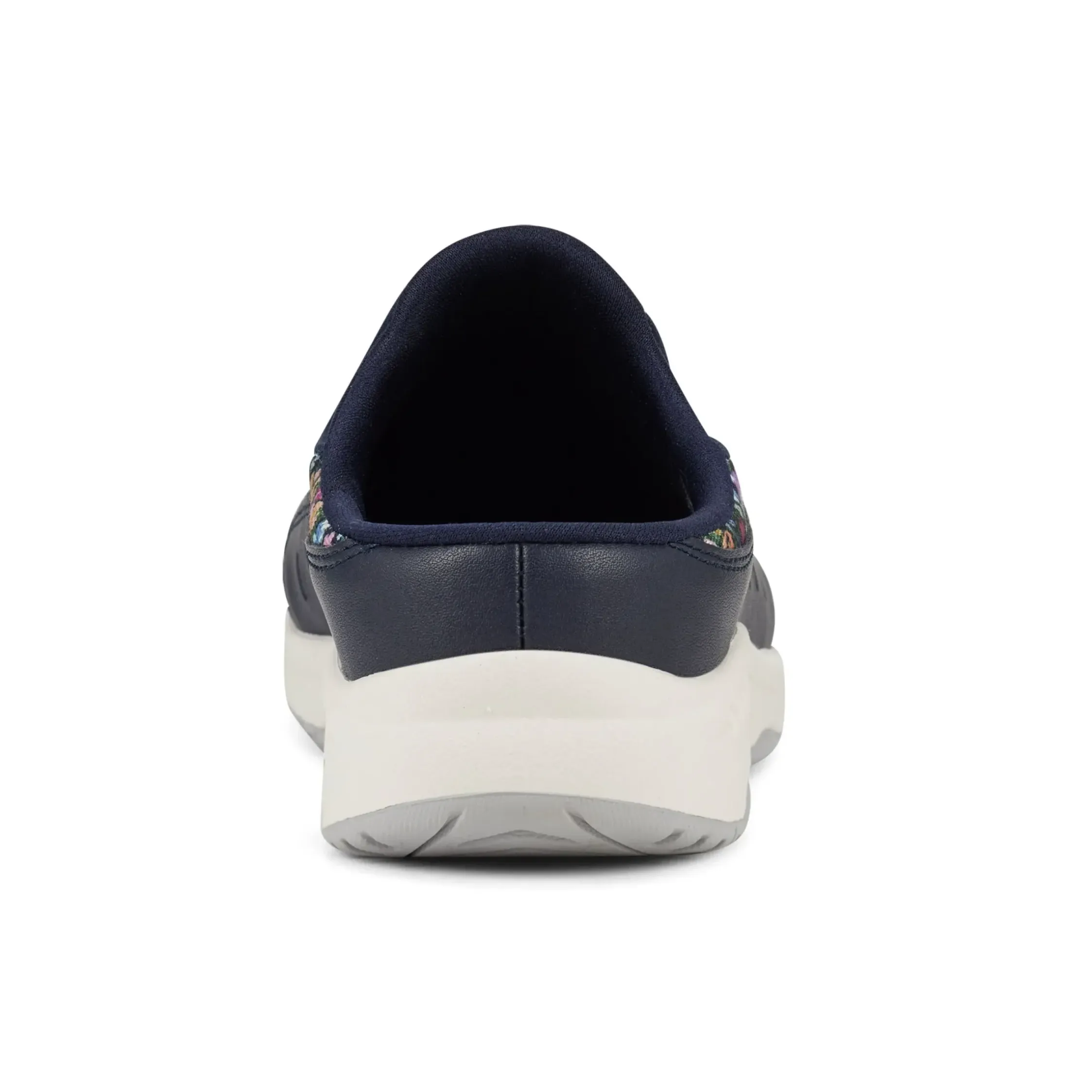 Traveltime Family|Traveltime Clogs>Easy Spirit Traveltime Clogs Navy Ditsy Floral Print