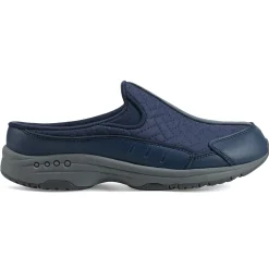 Traveltime Family|Traveltime Clogs>Easy Spirit Traveltime Clogs Navy Nylon