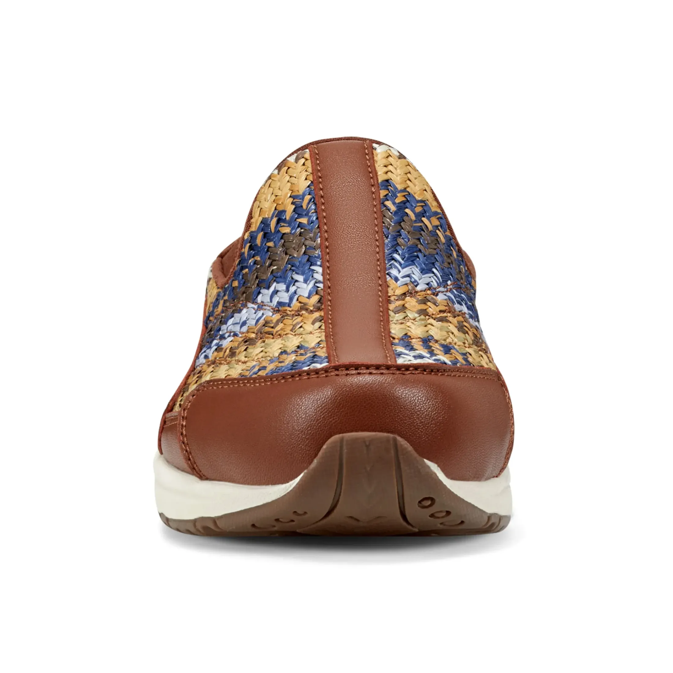 Traveltime Family|Traveltime Clogs>Easy Spirit Traveltime Clogs Brown Raffia Multi