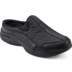 Traveltime Family|Traveltime Clogs>Easy Spirit Traveltime Clogs Black Nylon