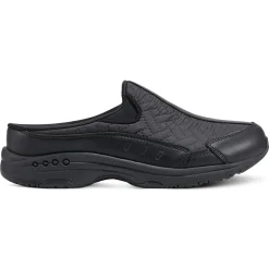 Traveltime Family|Traveltime Clogs>Easy Spirit Traveltime Clogs Black Nylon