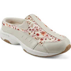 Traveltime Family|Traveltime Clogs>Easy Spirit Traveltime Clogs Natural Prairie Floral