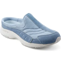 Traveltime Family|Traveltime Clogs>Easy Spirit Traveltime Clogs Light Celestial Blue Mesh
