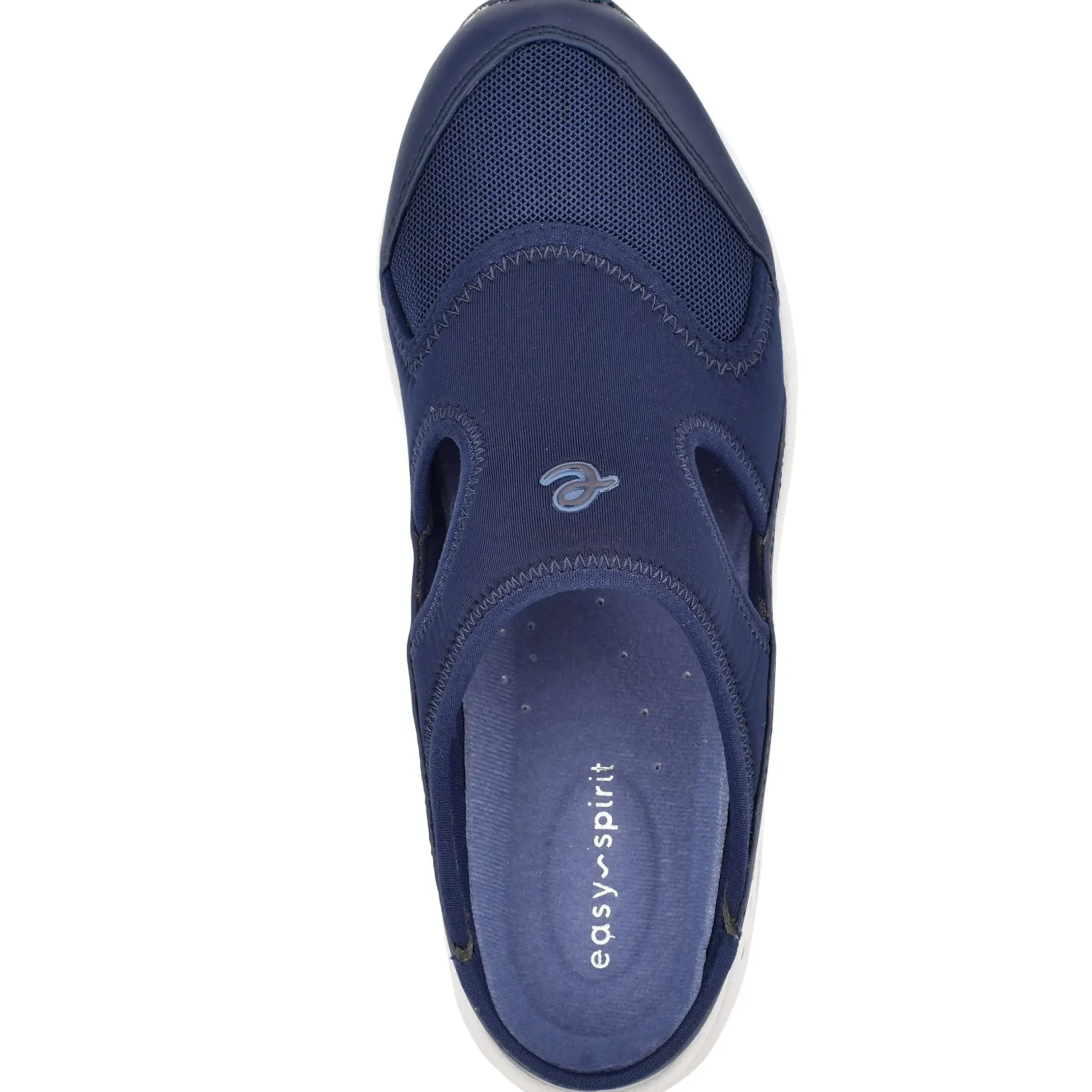Traveltime Family|Slip Ons>Easy Spirit Traver Walking Mules Navy