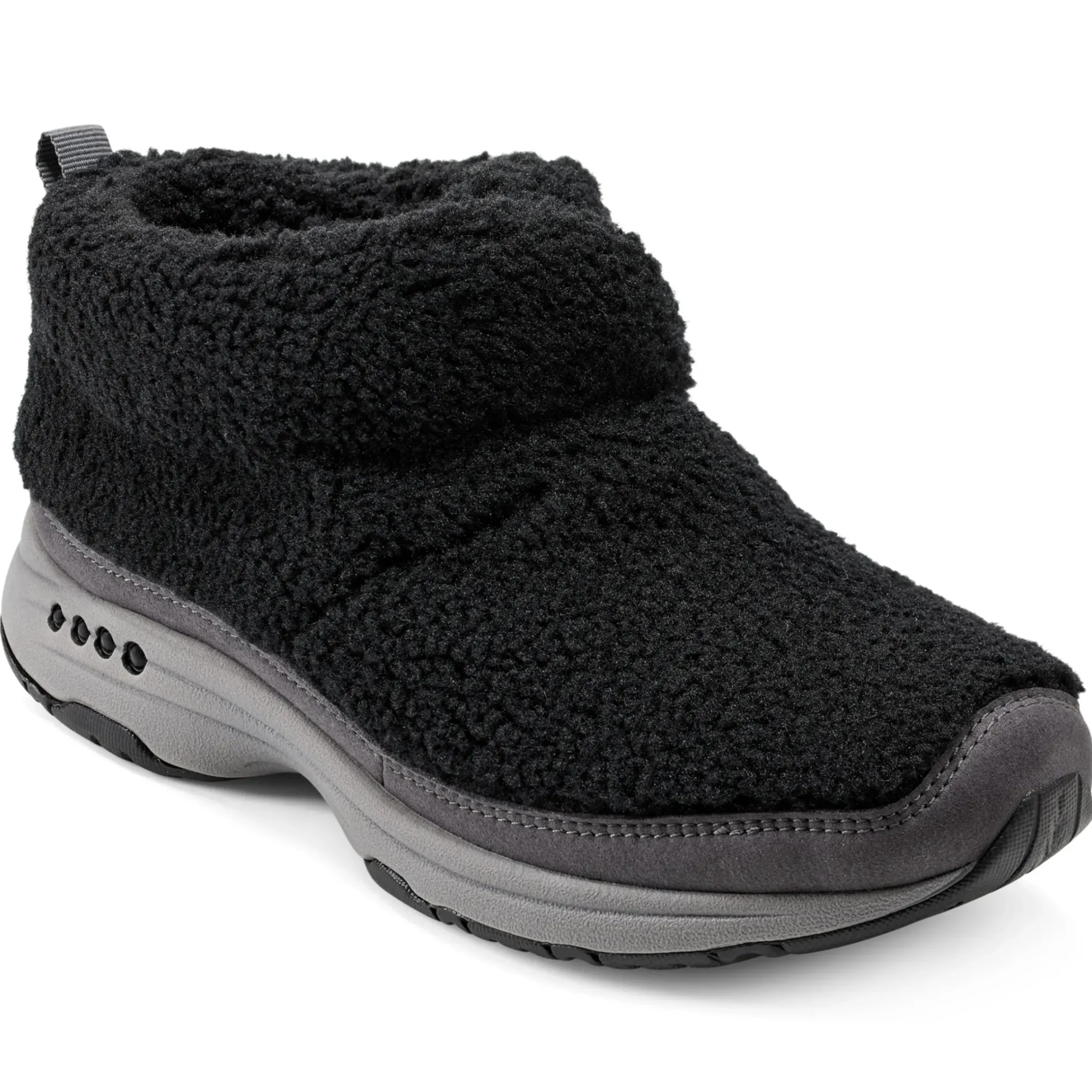 Traveltime Family|Slip Ons>Easy Spirit Trippin Cozy Booties Black