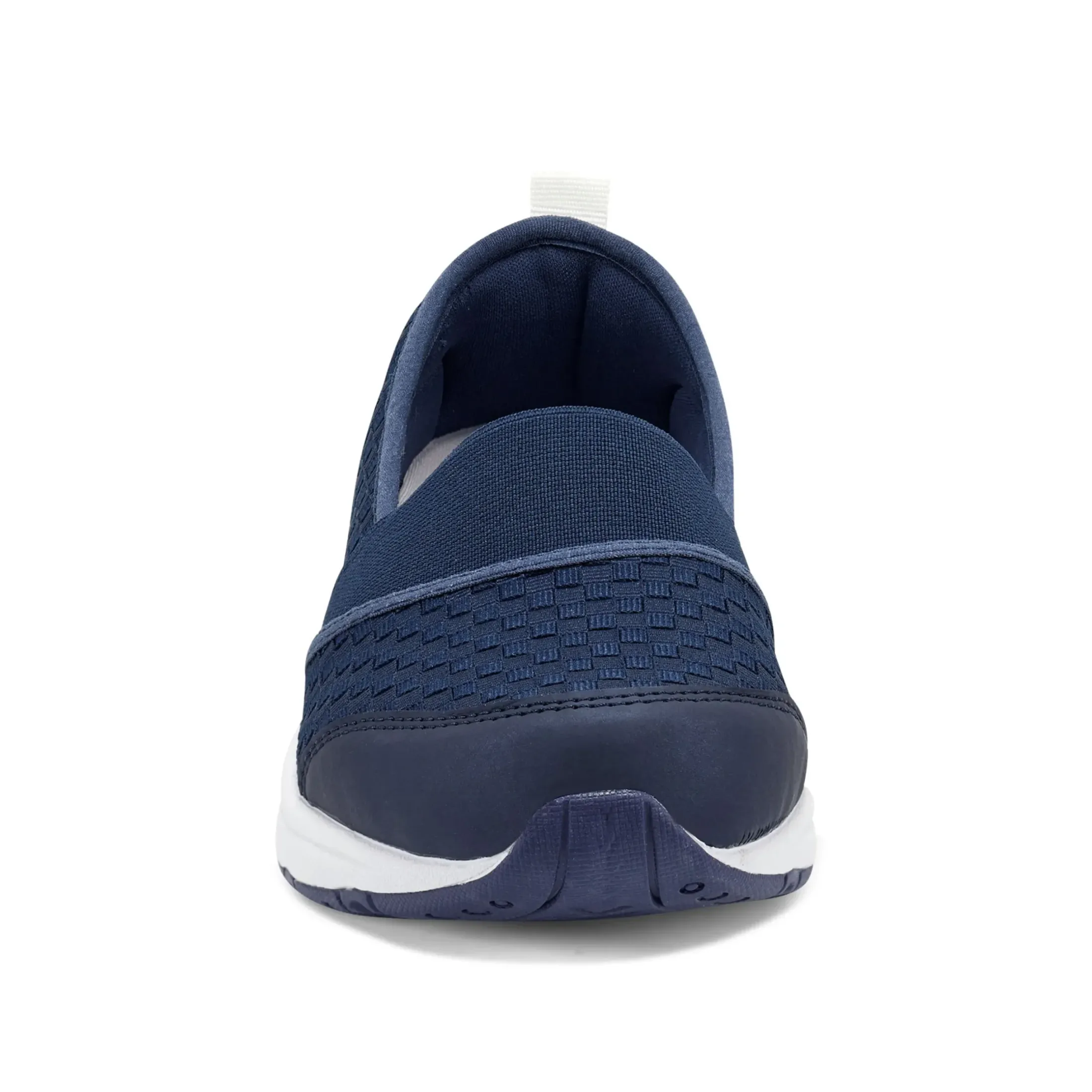 Traveltime Family|Slip Ons>Easy Spirit Twist Slip On Sneakers Navy Woven